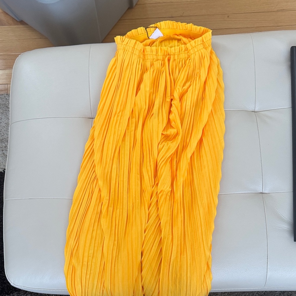 Zara Kids Yellow Maxi Skirt